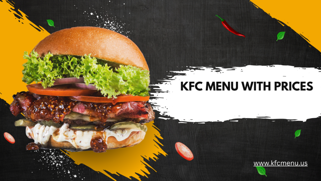 kfc menu with prices